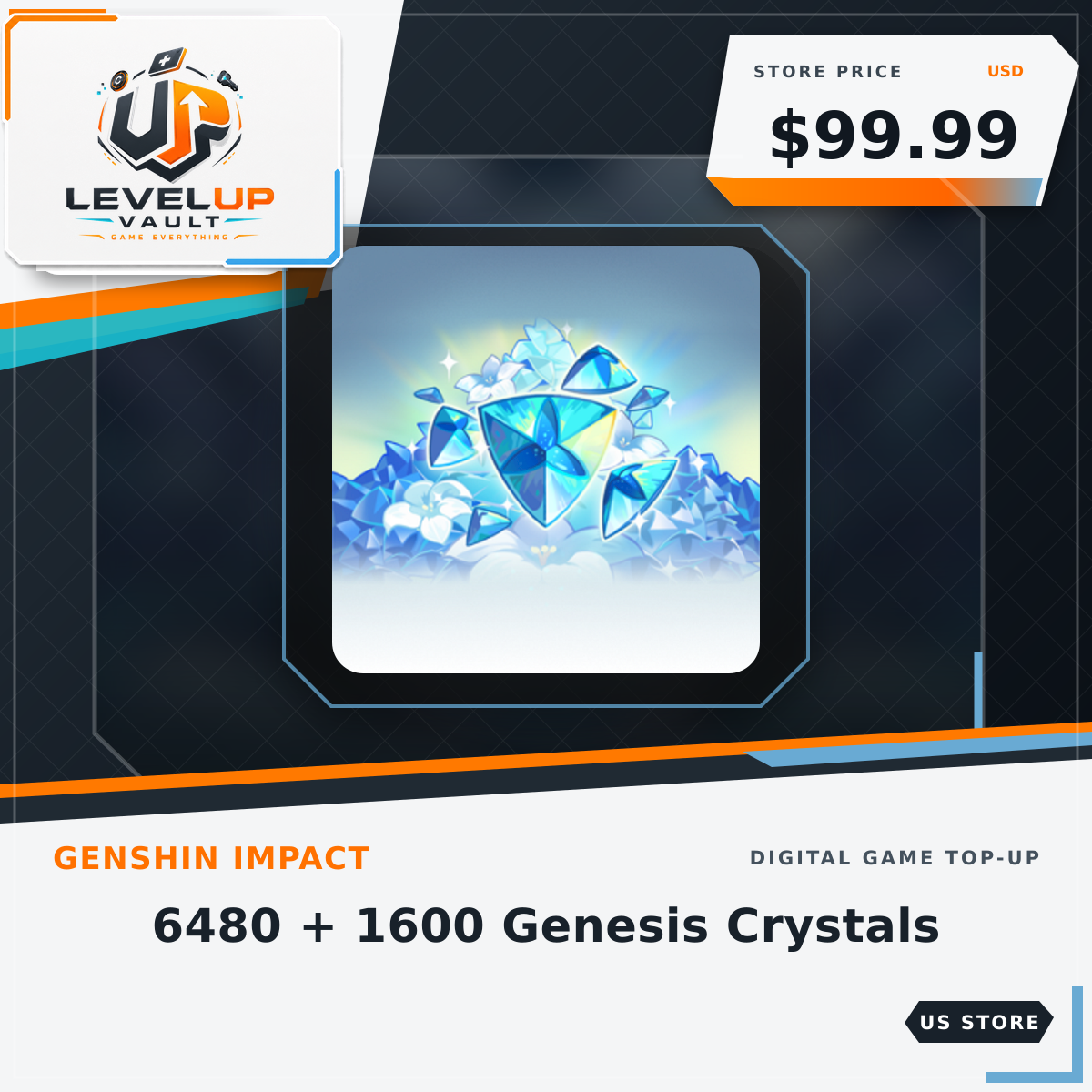 Level Up Vault game gift card presentation
